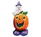56&quot;PKG AIRLOONZ PUMPKIN AND GHOST