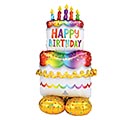 53&quot;PKG AIRLOONZ BIRTHDAY CAKE