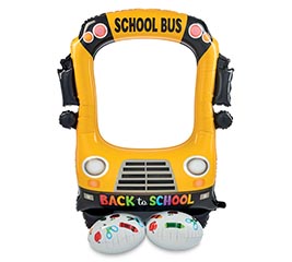 56&quot;PKG AIRLOONZ SELFIE SCHOOL BUS