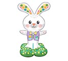 46&quot;PKG AIRLOONZ SPOTTED EASTER BUNNY