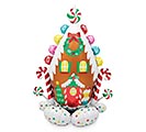 51&quot;PKG AIRLOONZ GINGERBREAD HOUSE