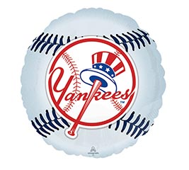 17&quot; FOIL MLB NEW YORK YANKEES BALLOON