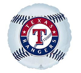 18&quot; MLB TEXAS RANGERS BASEBALL SHAPE