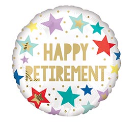 18&quot; PKG HAPPY RETIREMENT BALLOON
