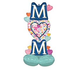 49&quot;PKG AIRLOONZ MOM SPRINKLED HEARTS