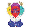 Related Product Image for 33&quot; PKG AIRLOONZ JR PARTY BALLOONS HBD 