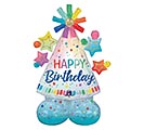 Related Product Image for 36&quot; PKG AIRLOONZ JR PARTY HAT BIRTHDAY 