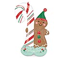 Related Product Image for 51&quot;PKG AIRLOONZ CHRISTMINTS GINGERBREAD 