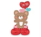 Related Product Image for 35&quot; PKG AIRLOONZ JR LOVE YOU BEAR HUG 