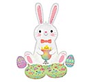 Related Product Image for 45&quot; PKG BUNNY LOVE AIRLOONZ EASTER 