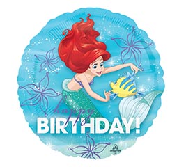 17&quot;PKG HBD ARIEL DREAM BIG