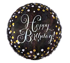 18&quot;PACKAGED SPARKLING HAPPY BIRTHDAY