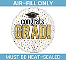 4&quot;FLAT GRAD SPARKLE