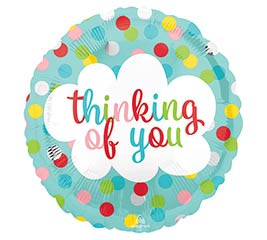 9&quot;INFLATED THINKING OF YOU DOTS