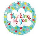 9&quot;INFLATED THINKING OF YOU DOTS