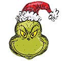 14&quot;INFLATED XMA DR SEUSS THE GRINCH