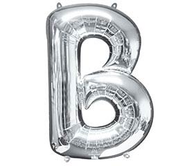 Silver Letter & Number Balloon Stickers, 6 Sheets, 133pc