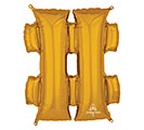 33&quot;PKG SHA SYMBOL # GOLD