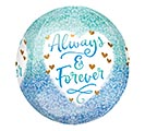 16&quot;PKG ORBZ ALWAYS  FOREVER DAMASK