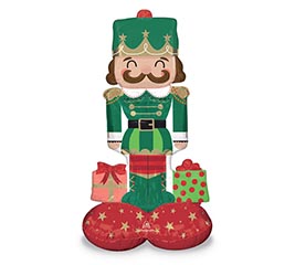 37&quot; PKG XMA NUTCRACKER WORKSHOP AIRLOONZ