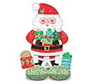 Related Product Image for 37&quot; PKG XMA JOLLY OLD SANTA AIRLOONZ JR 