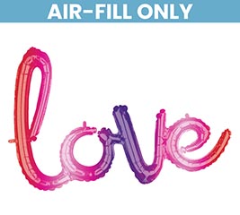 30&quot;PKG SCRIPT PHRASE OMBRE LOVE