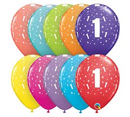 11&quot;HBD STARS #1-A-ROUND