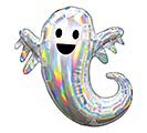 28&quot;PACKAGED IRIDESCENT GHOST BALLOON