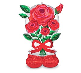 48&quot; PKG SATIN ROSE RADIANCE AIRLOONZ