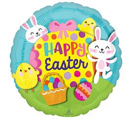 4" BIG EGG EASTER MINI BALLOON
