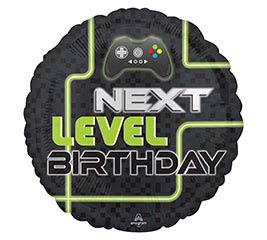 17&quot; PKG NEXT LEVEL BIRTHDAY GAMING