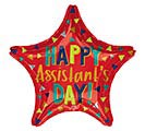 19&quot; HAPPY ASSISTANT&#39;S DAY STAR BALLOON