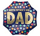 22&quot;PKG HAPPY FATHER&#39;S DAY DAD BALLOON