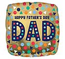 17&quot; HAPPY FATHER&#39;S DAY DAD BALLOON