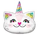 14&quot;INFLATED CATICORN MINI SHAPE BALLOON