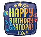 17&quot;PKG HAPPY BIRTHDAY GRANDPA BALLOON