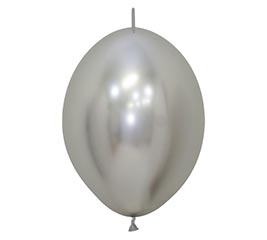 12" LA REFLEX SILVER LINK-O-LOON 25 PACK