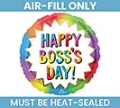 9&quot;FLAT COLORFUL BOSS&#39;S DAY BURST