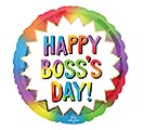9&quot;INFLATED COLORFUL BOSS&#39;S DAY BURST