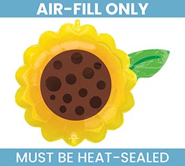 14&quot;FLAT SUNFLOWER MINI SHAPE