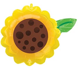 19&quot; PKG SUNFLOWER SHAPE BALLOON