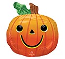 14&quot;INFLATED SMILEY PUMPKIN MINI SHAPE