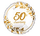 17&quot;PKG 50TH ANNIVERSARY GOLD LEAVES