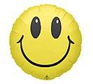 9&quot; INFLATED SMILE FACE YELLOW