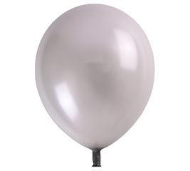12" BELLOBALLOON PLUS PEARL SILVER LATEX