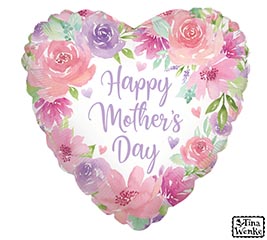 17&quot; HAPPY MOTHER&#39;S DAY BLOSSOMS BALLOON