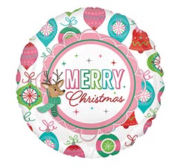 17&quot; RETRO TIDINGS MERRY CHRISTMAS