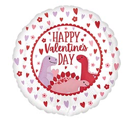 9&quot; INFLATED HAPPY VALENTINE&#39;S DAY DINO