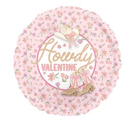 17&quot; HVD HOWDY VALENTINE COQUETTE COWGIRL