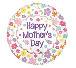 4" INFLATED HMD SWEET PETALS MOTHER'S